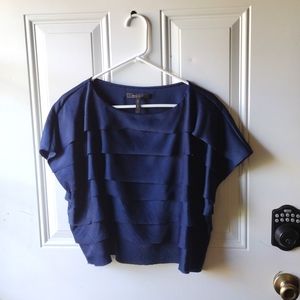 BCBG blue top